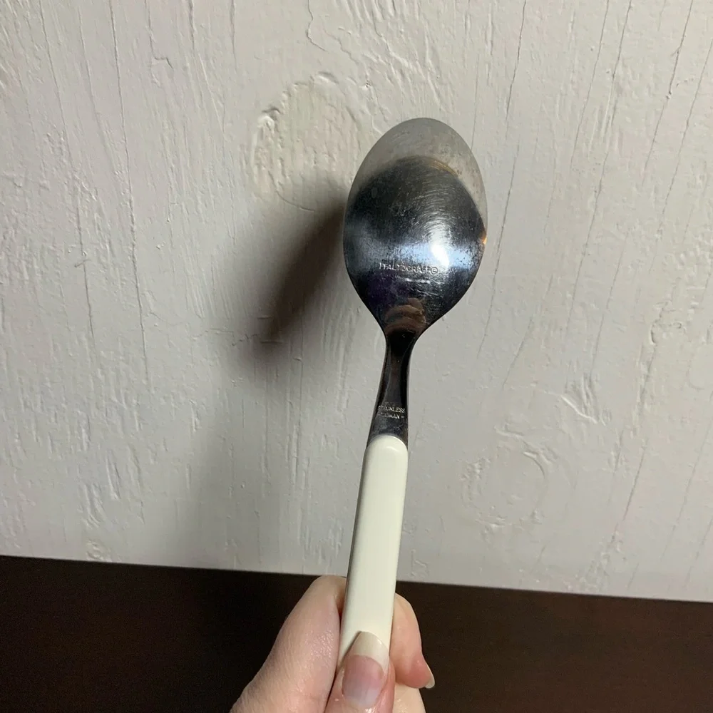 Pfaltzgraff Hopscotch Fruit Teaspoon Silverware Flatware Farmhouse